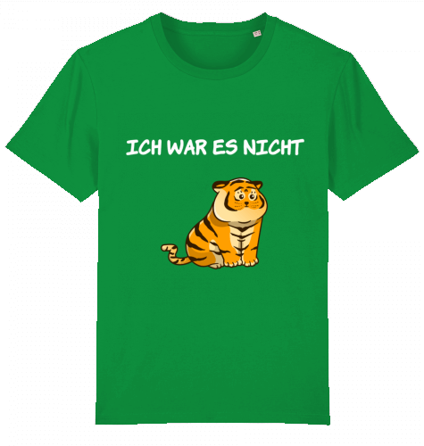 Shirt für Herren mit Tiger in grün