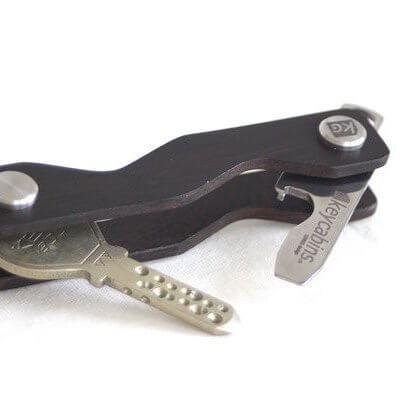 Keycabin - Schlüsselanhänger aus Holz, offen