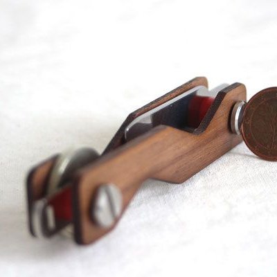 Keycabin - Schlüsseltui Farbe Nussbaum extra