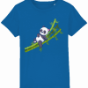 Kinder Shirt Panda in blau